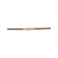 Load image into Gallery viewer, 10K Rose Gold Wheat Palm Chain 3MM 18-28 Inches
