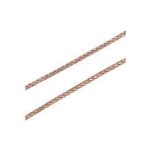Load image into Gallery viewer, 10K Rose Gold Wheat Palm Chain 3MM 18-28 Inches
