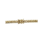 Solid Italian 10K Yellow Gold Miami Cuban Chain 5MM 18-28 Inches