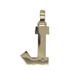 10K Yellow White Gold 3D Letter L Initial Diamond Pendant 1.44 CT 1.5"