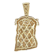 Load image into Gallery viewer, 10K Yellow Gold Jesus Head Iced Diamond Pendant 3.34 CT 2.2&quot;
