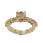 14K Yellow Gold 3D Solitaire 9MM Engagement Wedding Diamond Ring 2.0 CT
