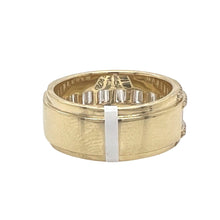 Load image into Gallery viewer, 10K Yellow Gold 10MM Baguette Wedding Diamond Band Ring 1.81 CT
