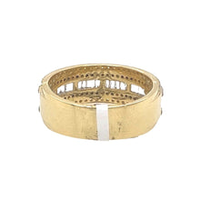 Load image into Gallery viewer, 10K Yellow Gold 8.5MM Baguette Wedding Diamond Band Ring 1.45 CT
