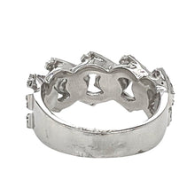 Load image into Gallery viewer, Mens 10K White Gold 11.5MM Prong Miami Cuban VS Diamond Band Ring 1.35 CT
