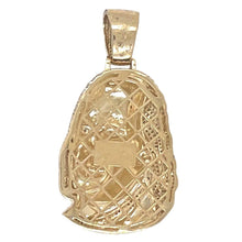 Load image into Gallery viewer, 10K Yellow Gold Benjamin Franklin Head Diamond Pendant 1.15 CT 1.85&quot;
