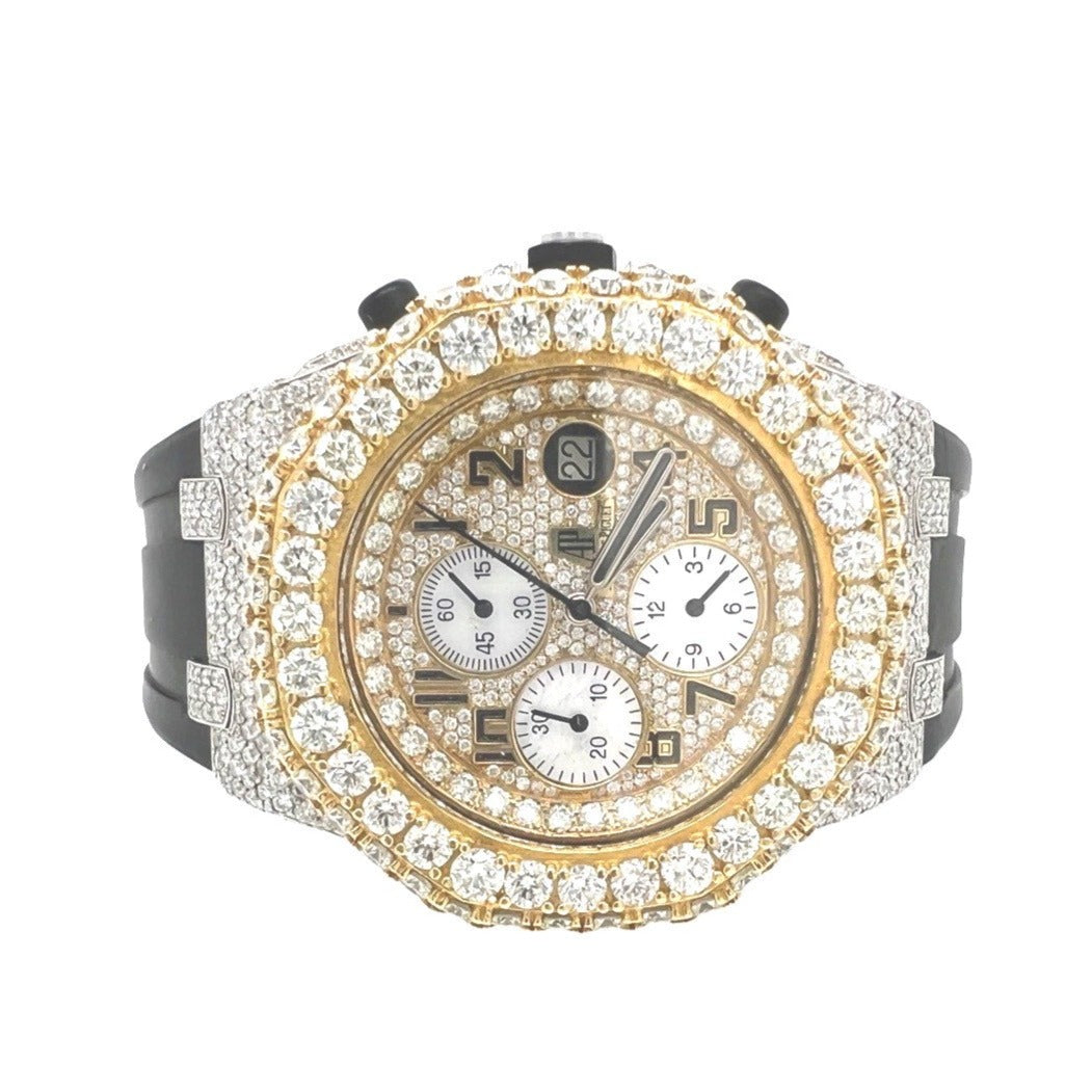 Mens Audemars Piguet Royal Oak Offshore 42MM VS Diamond Watch 21.5 CT
