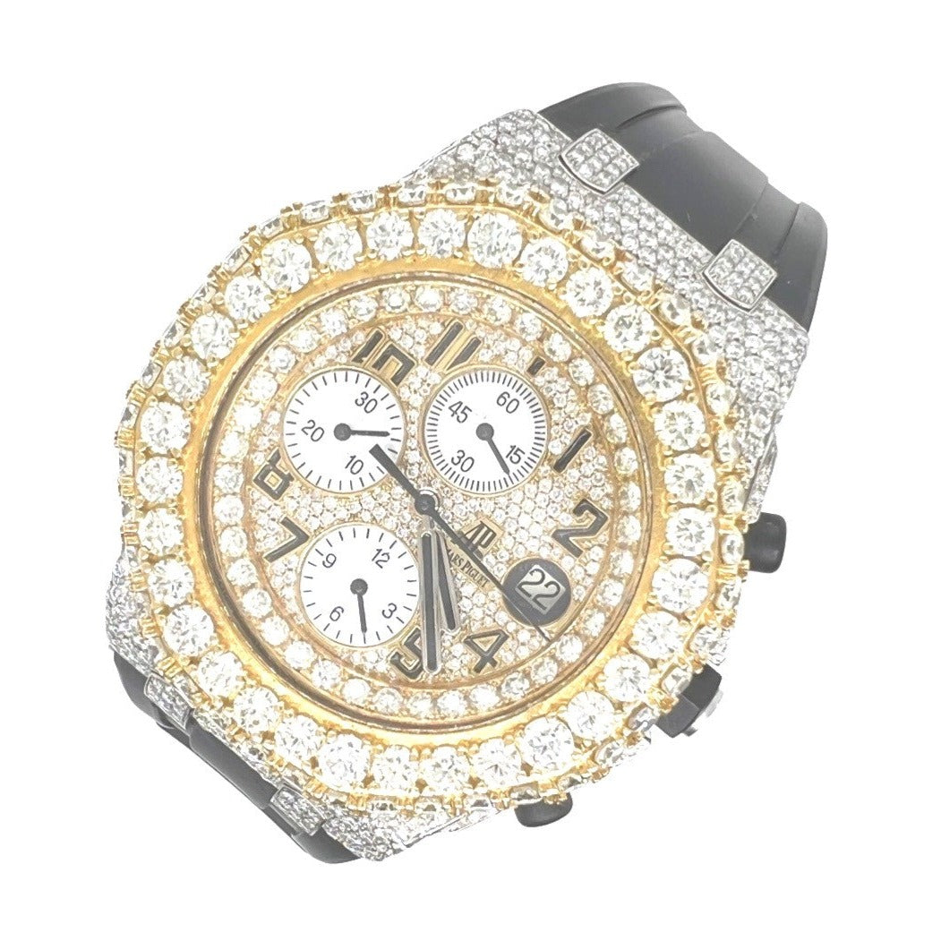 Mens Audemars Piguet Royal Oak Offshore 42MM VS Diamond Watch 21.5 CT