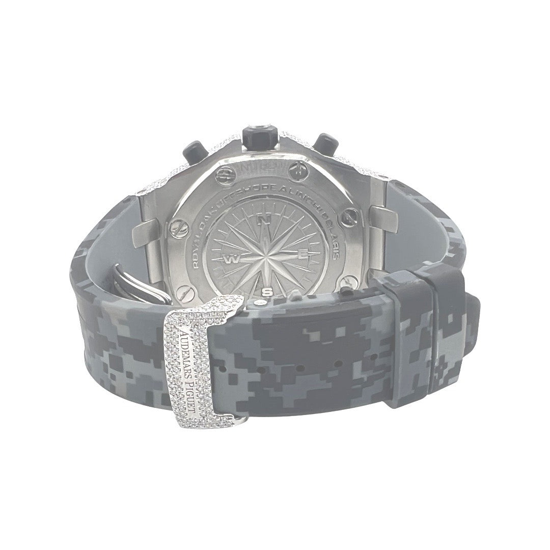 Mens Audemars Piguet Alinghi Polaris Offshore 44MM VS Diamond Watch 14.5 CT