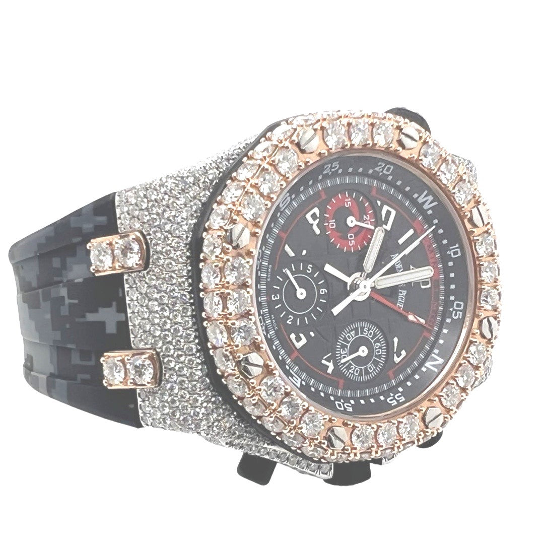 Mens Audemars Piguet Alinghi Polaris Offshore 44MM VS Diamond Watch 14.5 CT