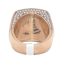 Load image into Gallery viewer, Mens 10K Rose Gold 3D Championship VS Diamond Ring 6.52 CT
