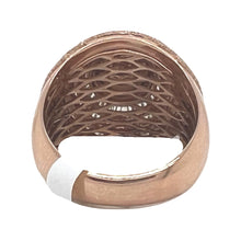 Load image into Gallery viewer, Mens 14K Rose Gold Dome Pinky Baguette Diamond Ring 3.49 CT
