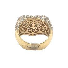 Load image into Gallery viewer, Unisex 14K Yellow Gold 3D Puffed Heart Shape Diamond Ring 3.0 CT
