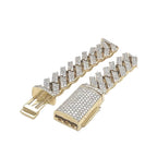 10K Yellow Gold 12MM Prong Set Miami Cuban VS Diamond Chain 18.69 CT - 20"