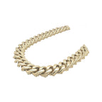 10K Yellow Gold 12MM Prong Set Miami Cuban VS Diamond Chain 18.69 CT - 20"