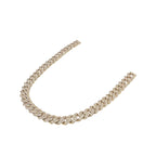 10K Yellow Gold 6.5MM Miami Cuban Pave Diamond Chain 6.55 CT - 18"