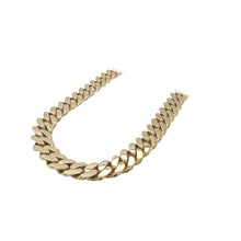 Load image into Gallery viewer, 10K Yellow Gold 10MM Miami Cuban Pave Diamond Chain 14.43 CT - 20&quot;

