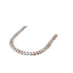 10K Two-Tone Gold 6MM Miami Cuban Pave Diamond Chain 4.25 CT - 20"