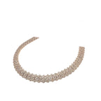 10K Rose Gold 8MM Prong Set Miami Cuban Diamond Chain 14.25 CT - 20"