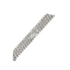10K White Gold 12MM Prong Set Miami Cuban Diamond Chain 22.78 CT - 22"