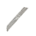 10K White Gold 12MM Prong Set Miami Cuban Diamond Chain 20.20 CT - 22"