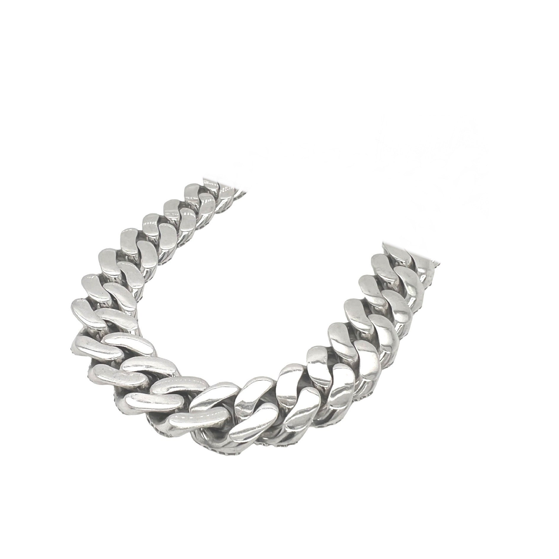 10K White Gold 16MM Miami Cuban Honeycomb VS Diamond Chain 35.31 CT - 20"