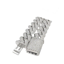 Load image into Gallery viewer, 10K White Gold 16MM Miami Cuban Honeycomb VS Diamond Chain 41.37 CT - 22&quot;
