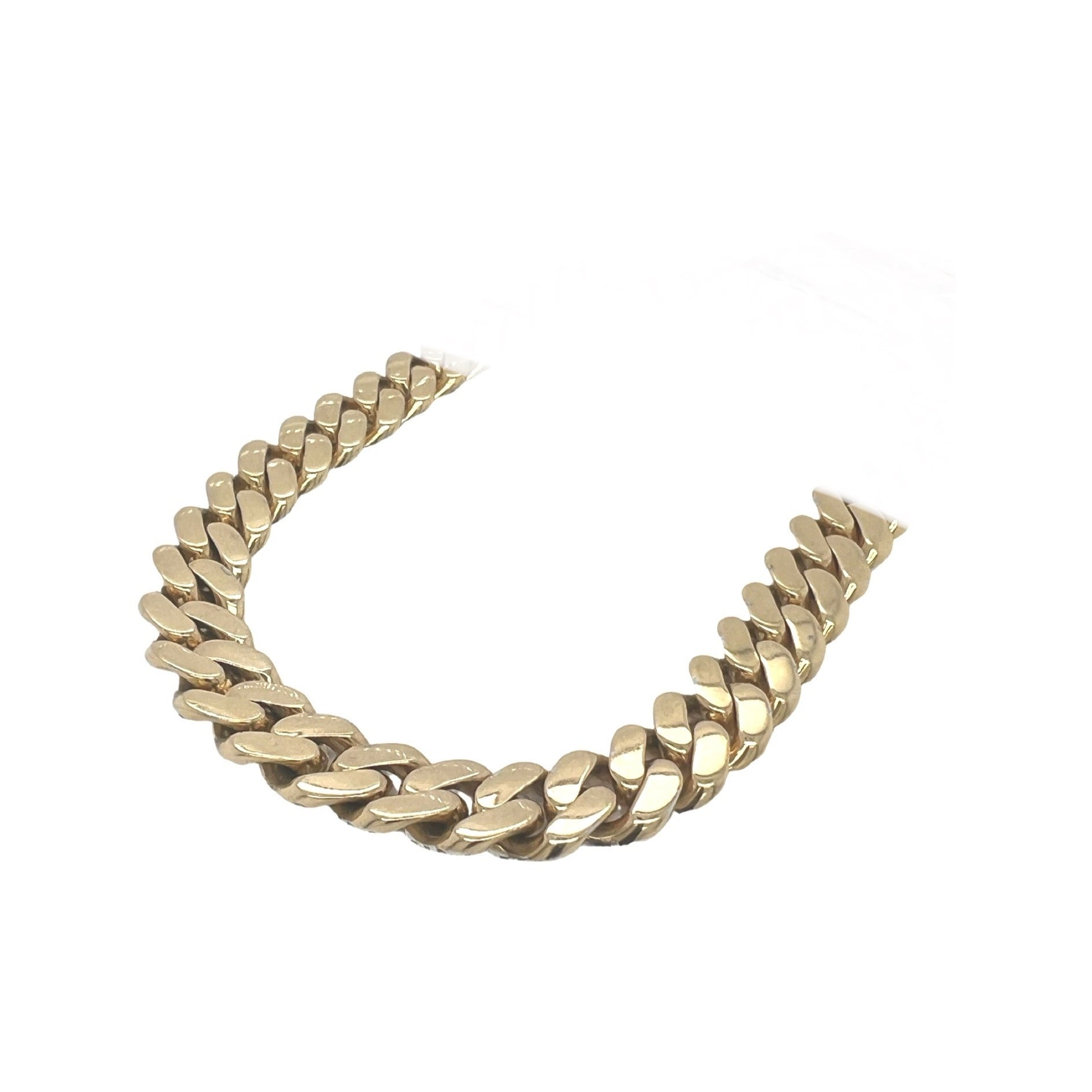 10K Yellow Gold 12MM Miami Cuban Pave Diamond Chain 21.83 CT - 23"