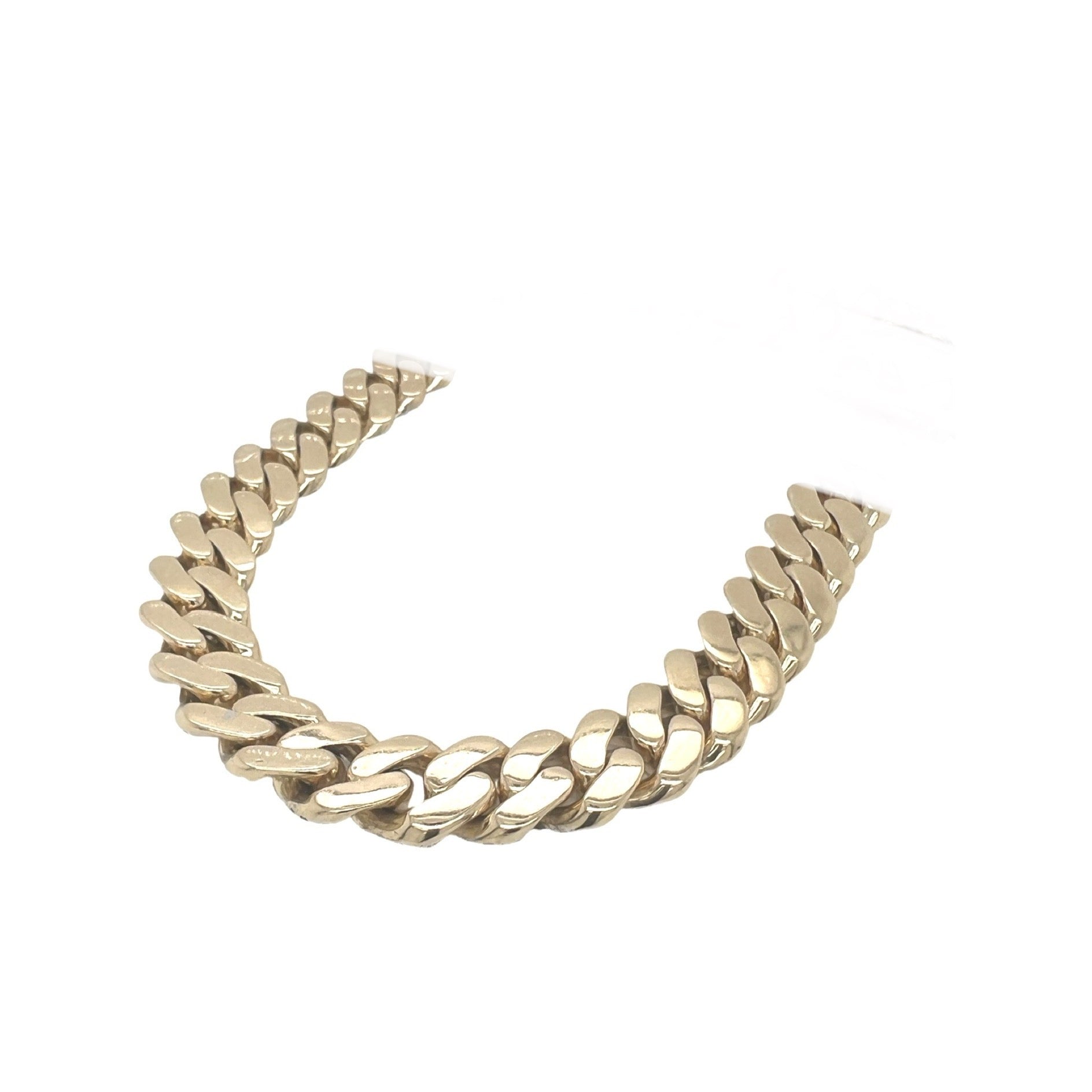 10K Yellow Gold 14MM Miami Cuban Pave Diamond Chain 31.62 CT - 22"