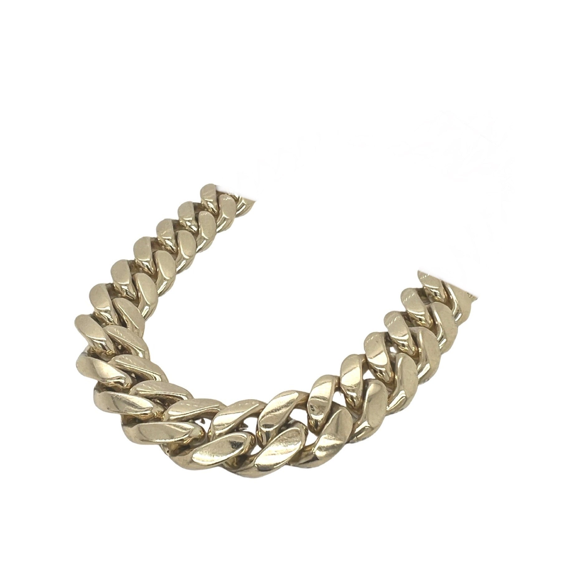 10K Yellow Gold 14.5MM Miami Cuban Pave Diamond Chain 24.25 CT - 24"