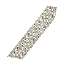 Load image into Gallery viewer, 10K Yellow Gold 14.5MM Miami Cuban Pave Diamond Chain 24.25 CT - 24&quot;
