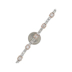 14K Two-Tone Gold 8.5MM Baguette Tennis Diamond Chain 14.59 CT - 22"