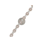 14K Two-Tone Gold 11MM Cluster Tennis Baguette Diamond Chain 18.25 CT - 20"