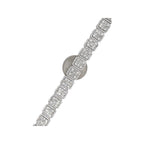 10K White Gold 12MM Tennis Baguette Diamond Chain 32.03 CT - 22"