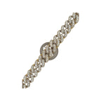 10K Yellow Gold 13.5MM Prong Set Miami Cuban Diamond Bracelet 12.73 CT 8"