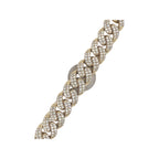 10K Yellow Gold 18MM Miami Cuban Pave Diamond Bracelet 12.71 CT 8"