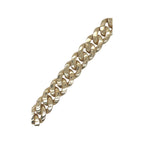 10K Yellow Gold 18MM Miami Cuban Pave Diamond Bracelet 12.71 CT 8"