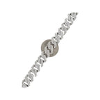 10K White Gold 12MM Prong Set Miami Cuban Diamond Bracelet 10.96 CT 8.5"