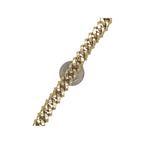 10K Yellow Gold 12MM Prong Set Miami Cuban Diamond Bracelet 9.16 CT 8.5"