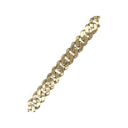 10K Yellow Gold 14MM Miami Cuban Pave Diamond Bracelet 12.07 CT 9"