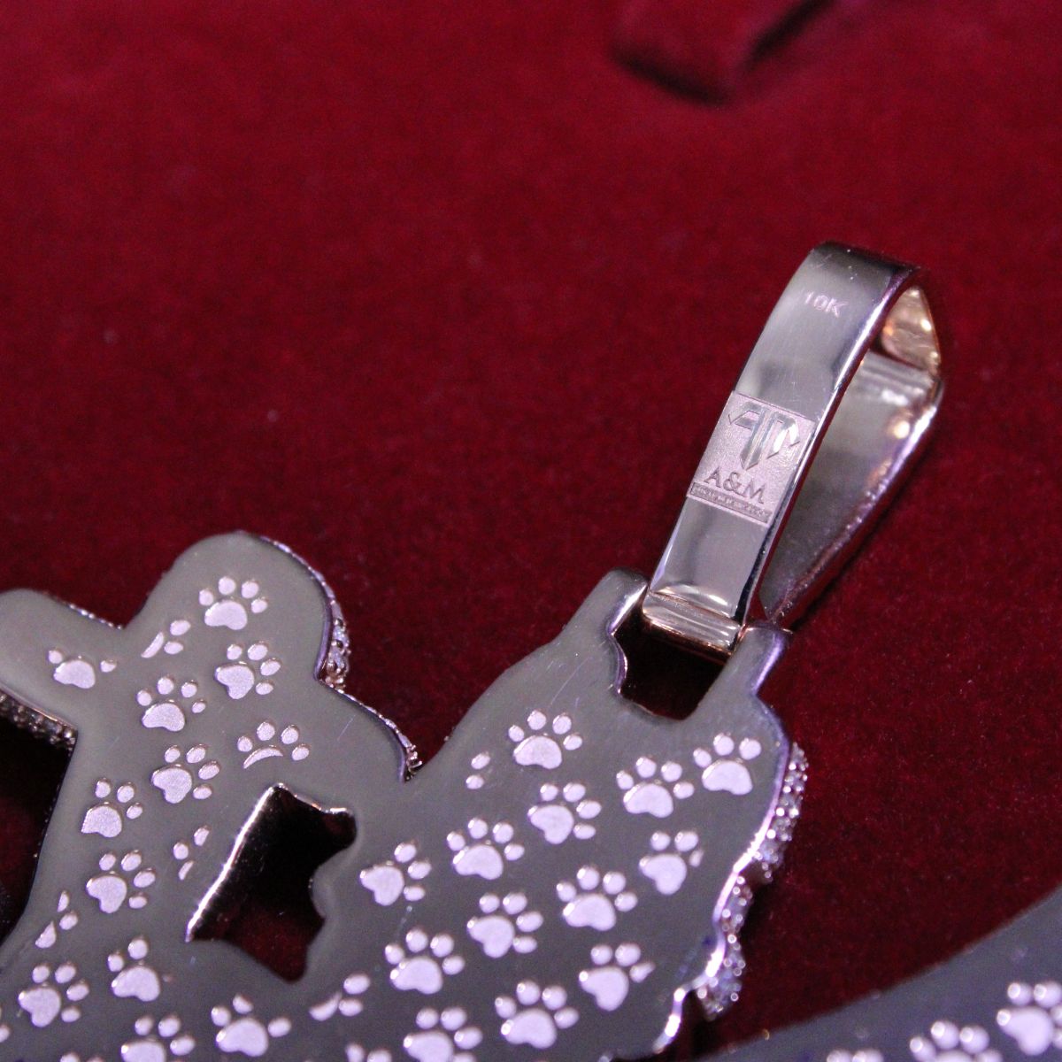 Custom Rose Gold "Pat" Pendant