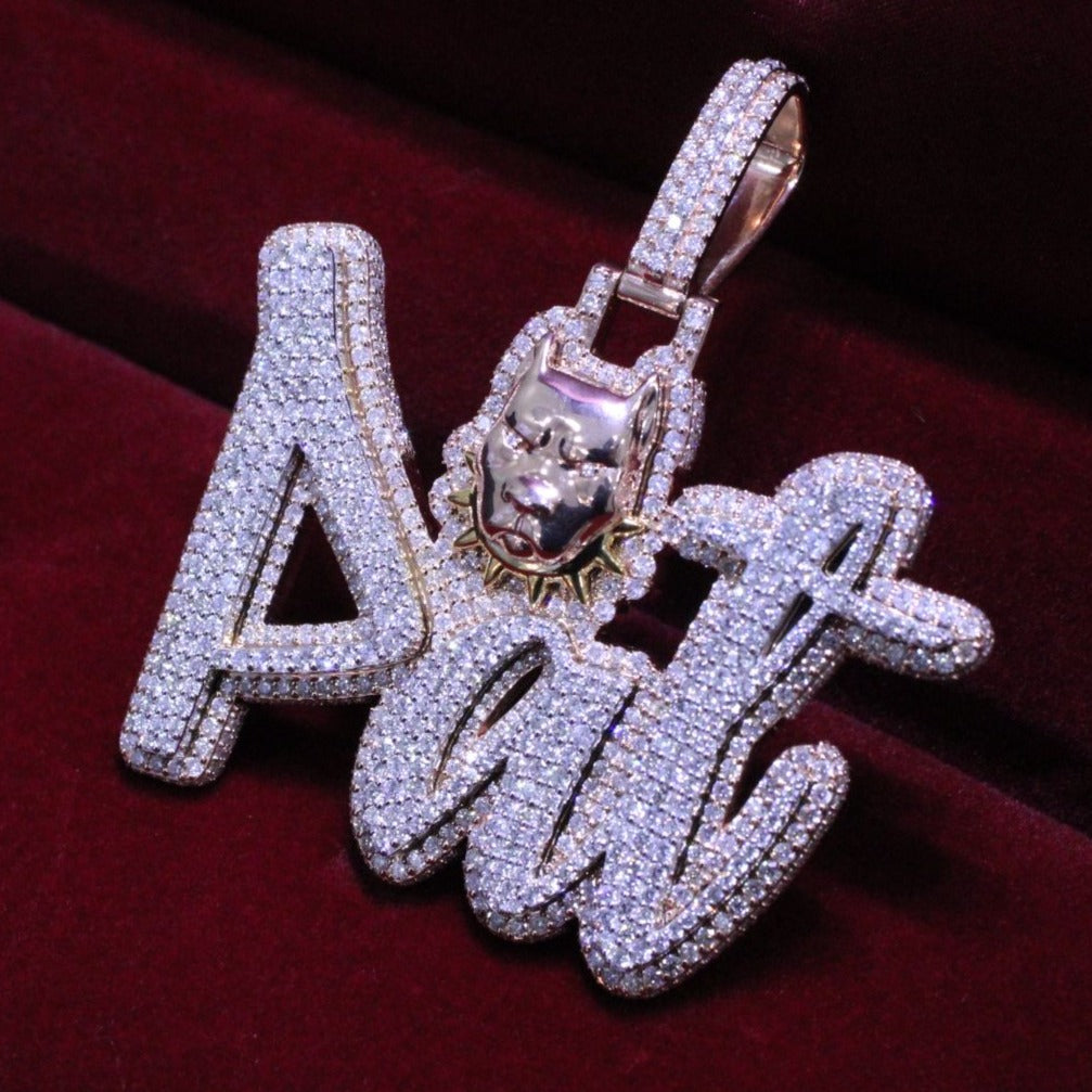 Custom Rose Gold "Pat" Pendant