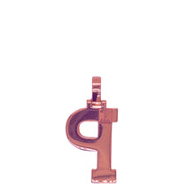 Load image into Gallery viewer, 10K Rose White Gold 3D Letter P Initial Diamond Pendant 1.29 CT 1.5&quot;
