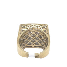Load image into Gallery viewer, Mens 10K Yellow Gold Square Shape Pinky Diamond Ring 3.11 CT
