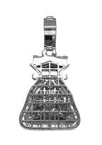 10K White Gold Moneybag $ Sign Baguette VS Diamond Pendant 3.89 CT 2.2"