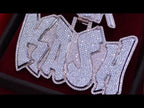 Custom Rose Gold and White Gold "KASH" Name Pendant