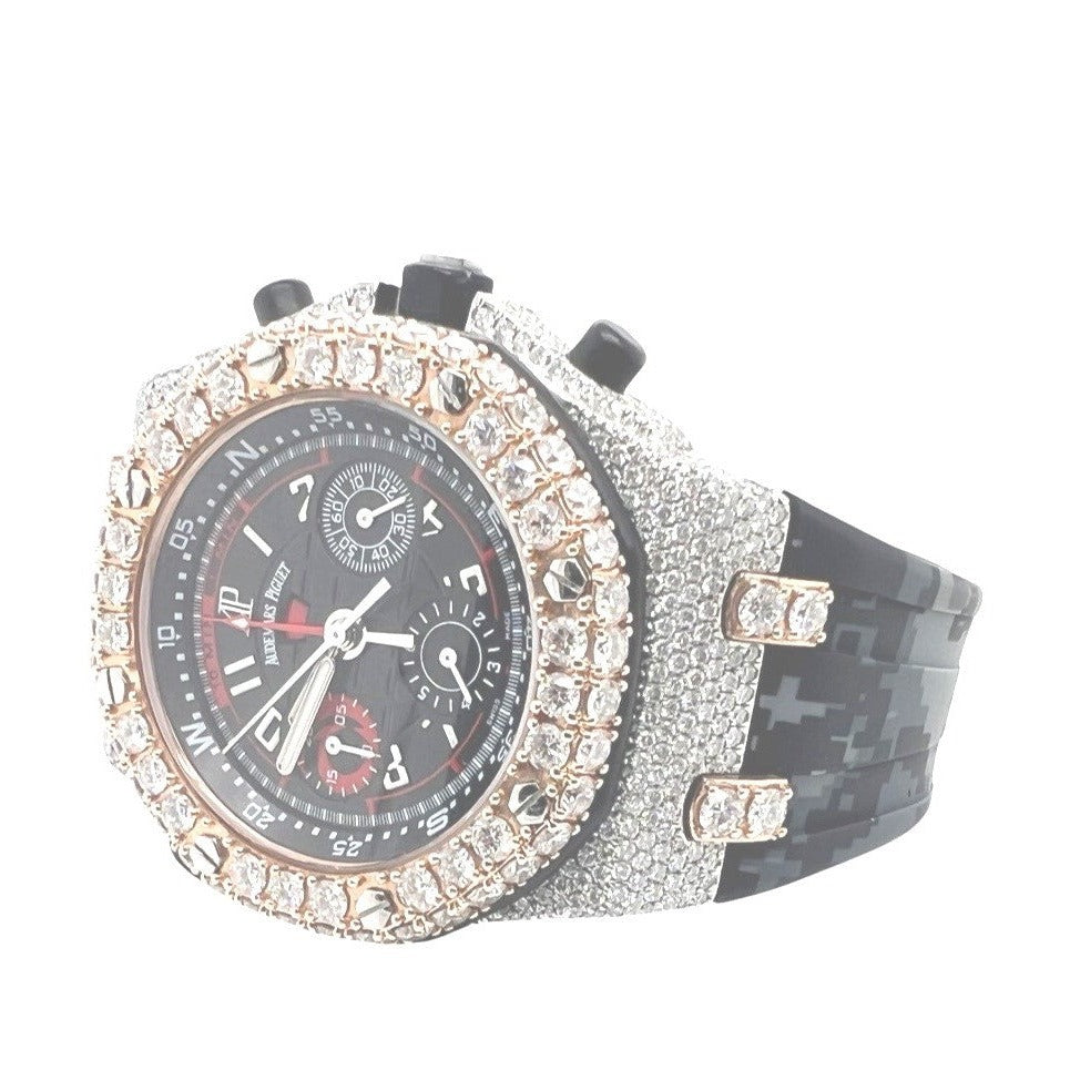 Mens Audemars Piguet Alinghi Polaris Offshore 44MM VS Diamond Watch 14.5 CT