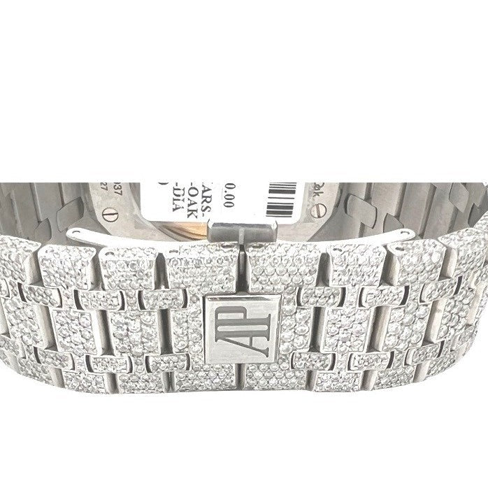 Mens Audemars Piguet Royal Oak 41MM VS Diamond Watch 23.37 CT