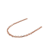 Load image into Gallery viewer, Solid Italian 10K Rose Gold Designer Link Chain 3.25MM 18-28 Inches
