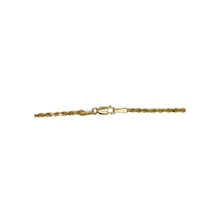 Load image into Gallery viewer, Solid Italian 14K Yellow Gold Rope Chain 2MM 16-28 Inches
